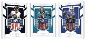 Rome Odunze, Brian Thomas Jr. and Keon Coleman Rookie Triple Booklet NFL Shield Card –