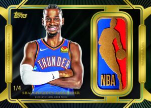 Shai Gilgeous Alexander Logoman Gold Card –