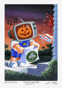 TV Stevie Original Artwork Card –