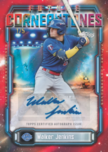 Walker Jenkins Future Cornerstones Autographs Card –