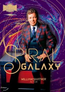 William Shatner Spiral Galaxy Card –