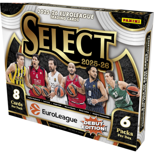 2025-26 Panini Select EuroLeague Basketball Hobby Box