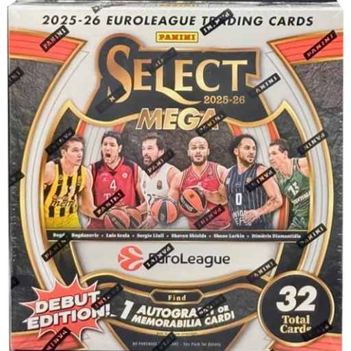 2025-26 Panini Select EuroLeague Basketball Mega Box